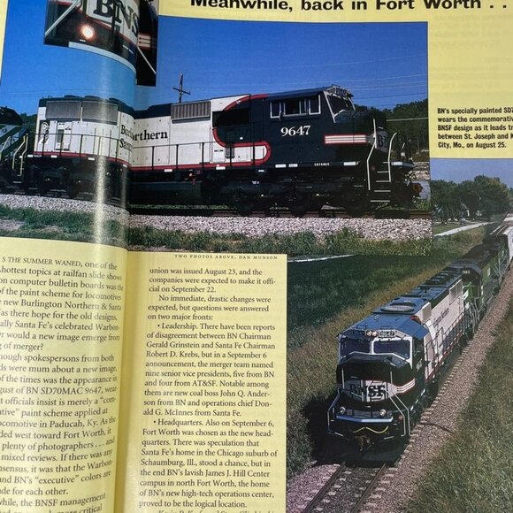 Trains Magazine Railroading Enthusiast November 1995 Vol 55 No 11 u Union Pacif - Picture 7 of 10